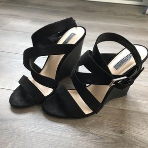 Forever 21 Strappy Wedge Heels